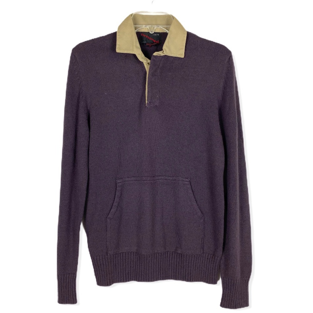 Expressions purple kangaroo pocket sweater shirt M